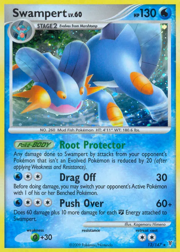 Swampert Pokémon Supreme Victors #12 Reverse Holo