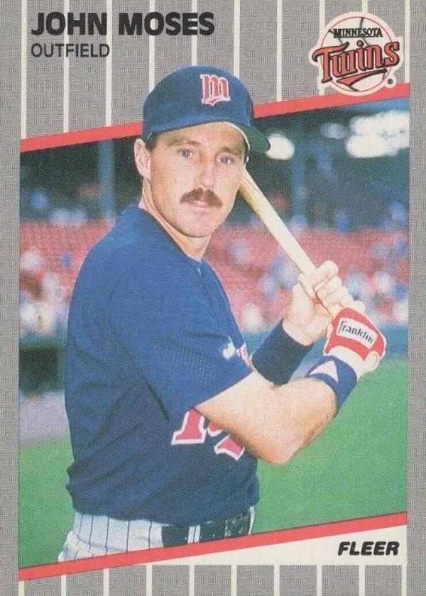 John Moses 1989 Fleer Baseball #121