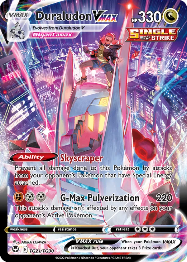 Duraludon VMAX Pokémon Silver Tempest Trainer Gallery #TG21 Holo