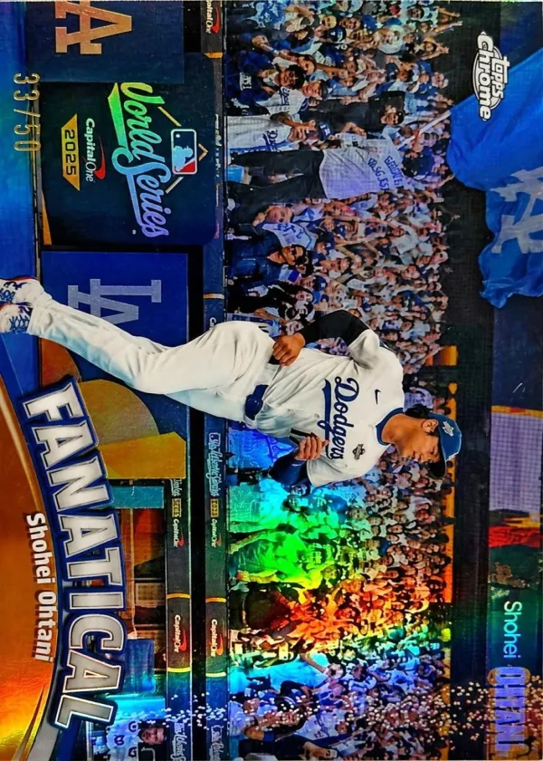 Shohei Ohtani 2026 Topps Chrome Fanatical Baseball Gold #FAN-7