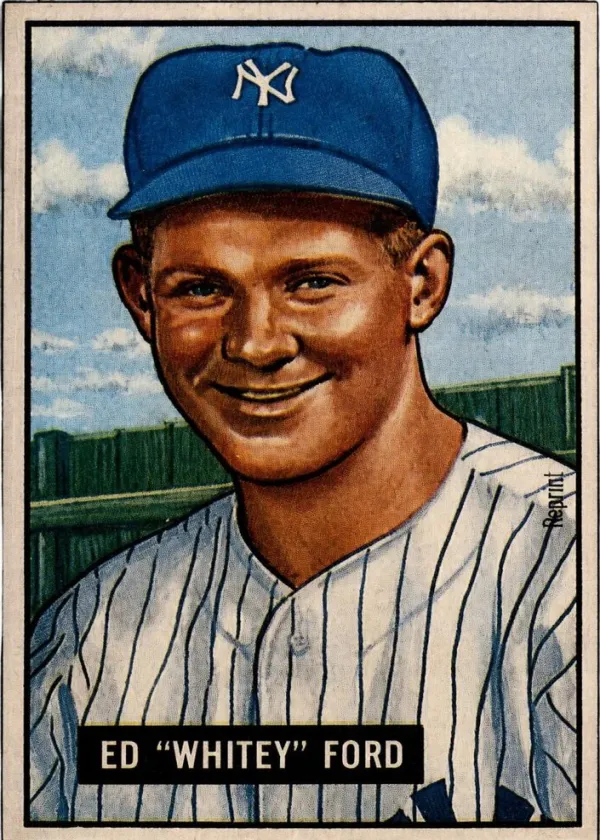 Whitey Ford 1989 Bowman Inserts Baseball 1951 Reprint #NNO
