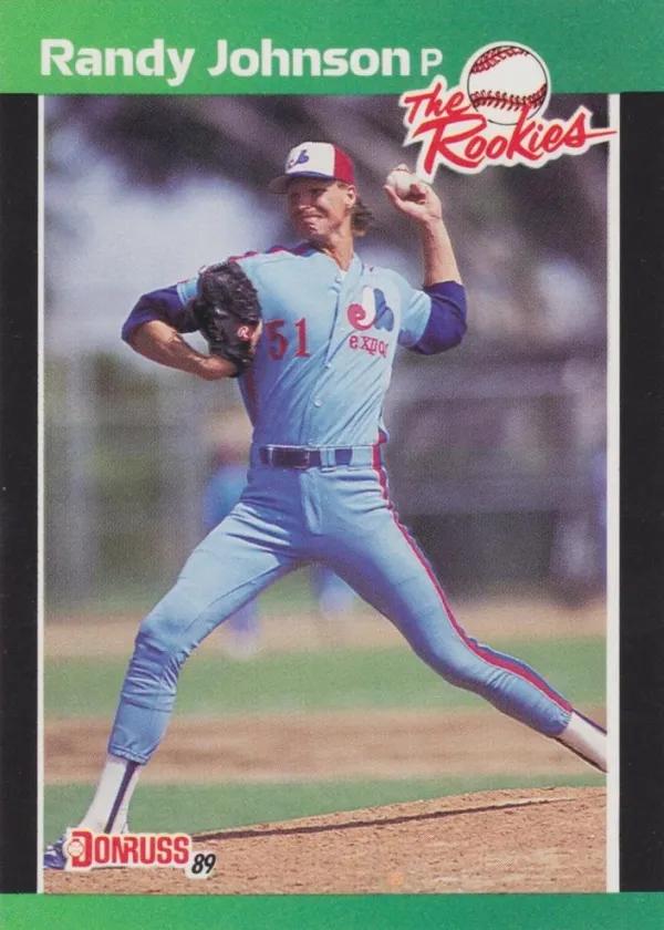 Randy Johnson 1989 Donruss The Rookies Baseball #43