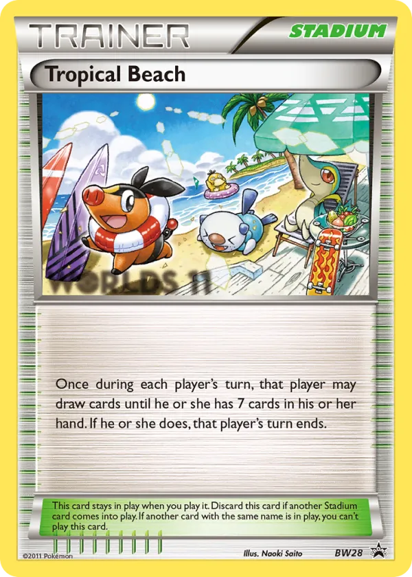 Tropical Beach Pokémon BW Black Star Promos #BW28