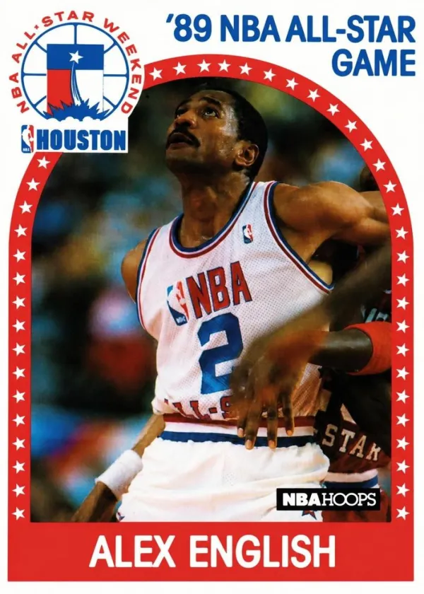 Alex English 1989 Hoops All-Star Basketball #133