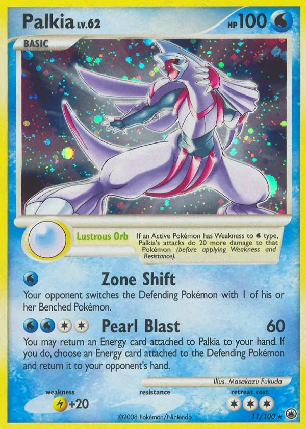 Palkia Pokémon Majestic Dawn #11 Holo