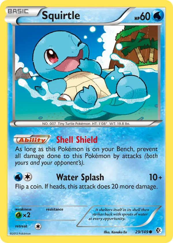 Squirtle Pokémon Boundaries Crossed #29 Reverse Holo