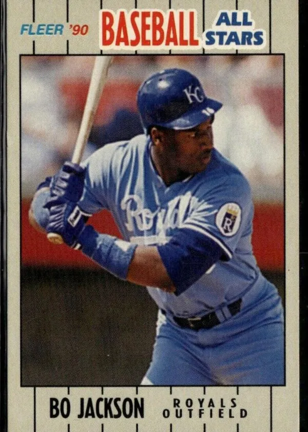 Bo Jackson 1990 Fleer All-Stars Baseball #20