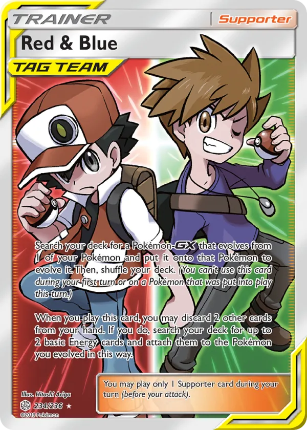 Red & Blue Pokémon Cosmic Eclipse #234 Holo