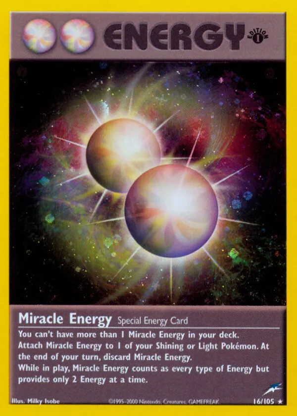 Miracle Energy Pokémon Neo Destiny #16 1st Edition Holo