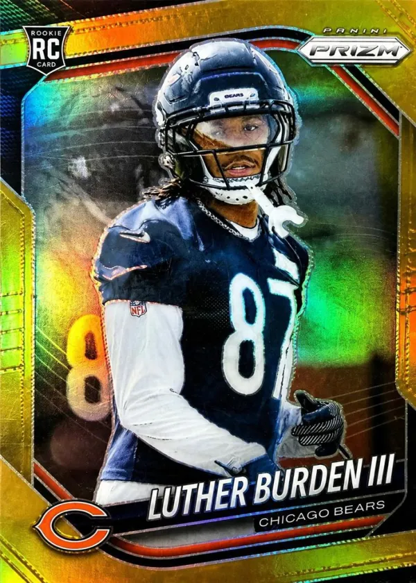 Luther Burden III 2025 Panini Prizm Football Gold #331