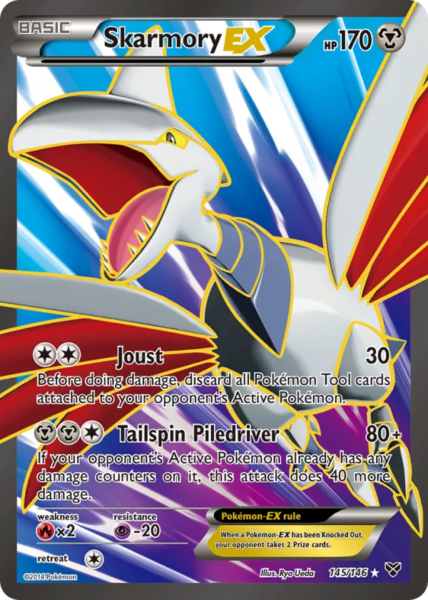 Skarmory-EX Pokémon XY #145 Holo
