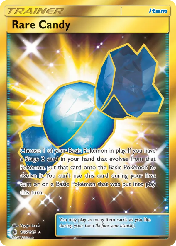 Rare Candy Pokémon Guardians Rising #165 Holo
