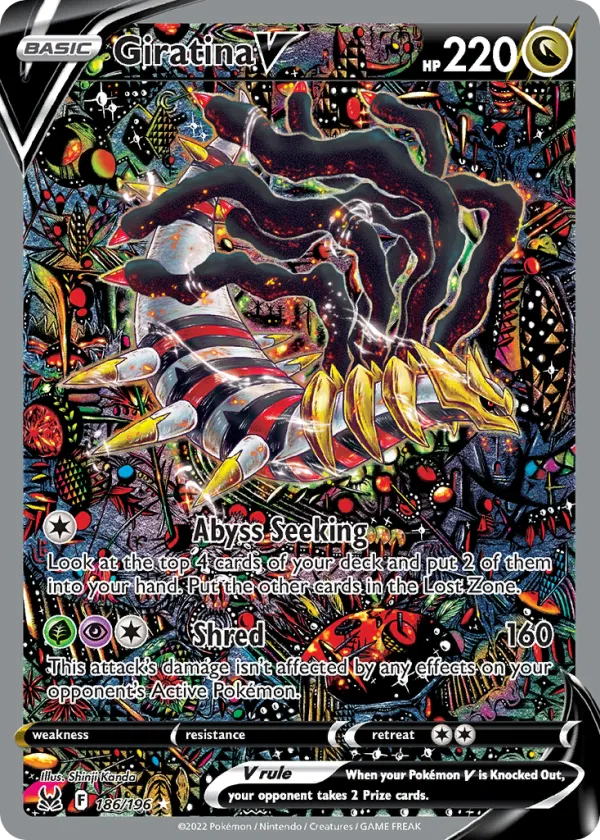 Giratina V Pokémon Lost Origin #186 Holo