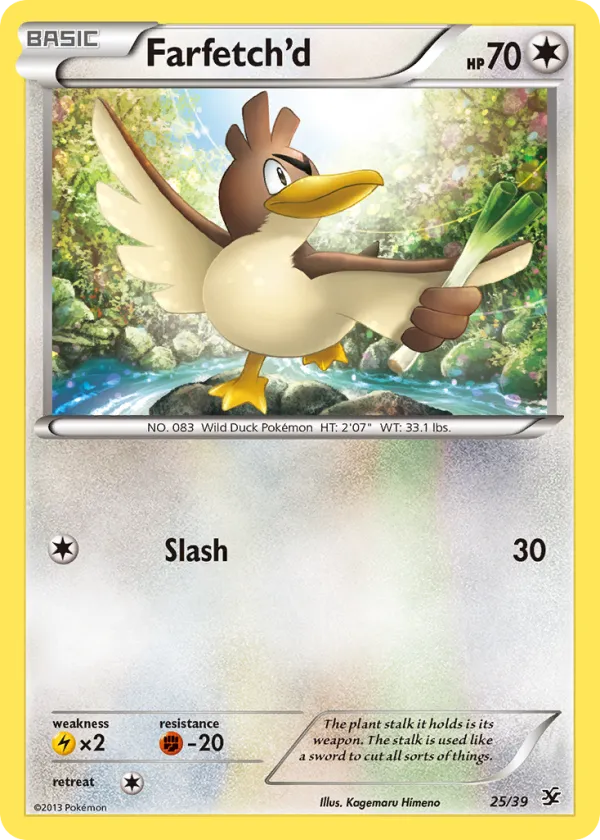Farfetch'd Pokémon Kalos Starter Set #25