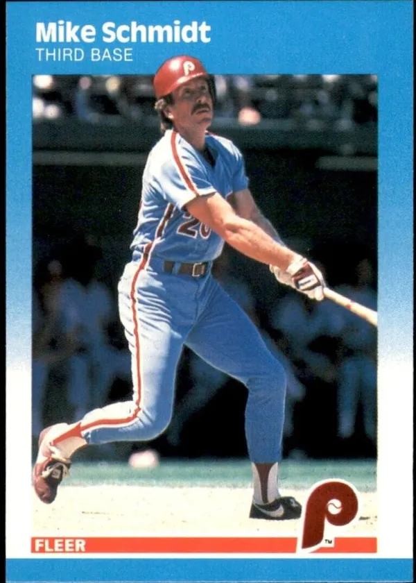 Mike Schmidt 1987 Fleer Baseball #187