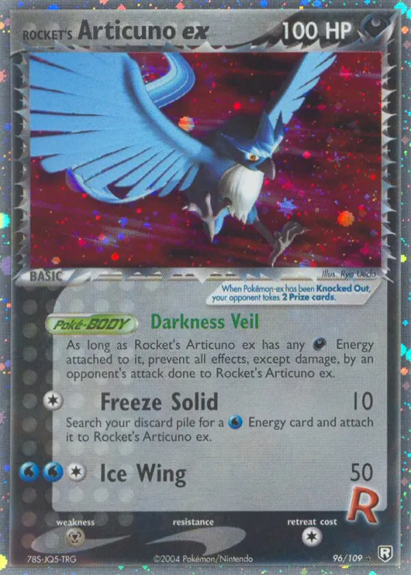 Rocket's Articuno ex Pokémon Team Rocket Returns #96