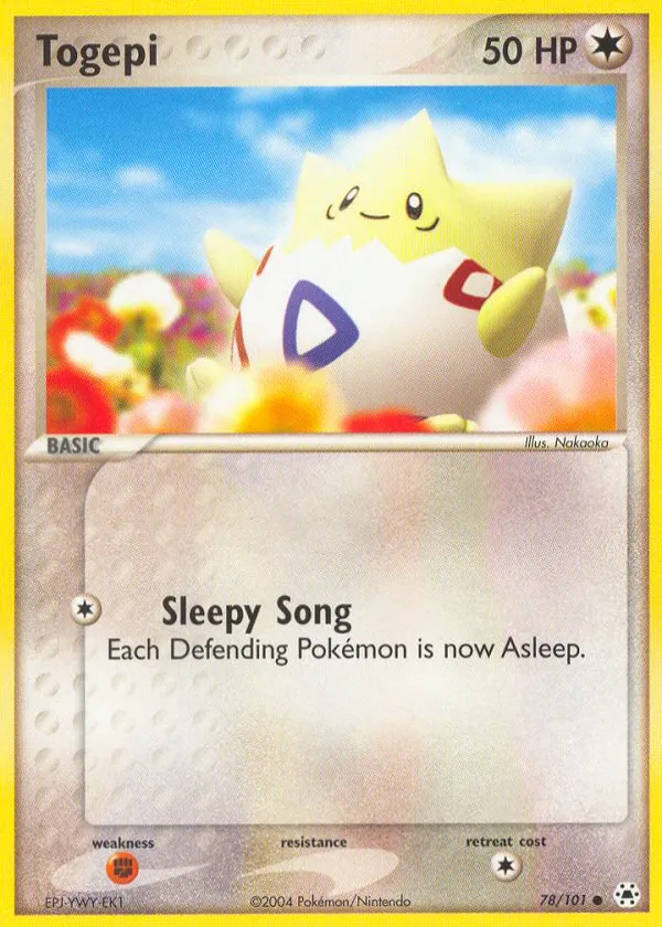 Togepi Pokémon Hidden Legends #78 Reverse Holo