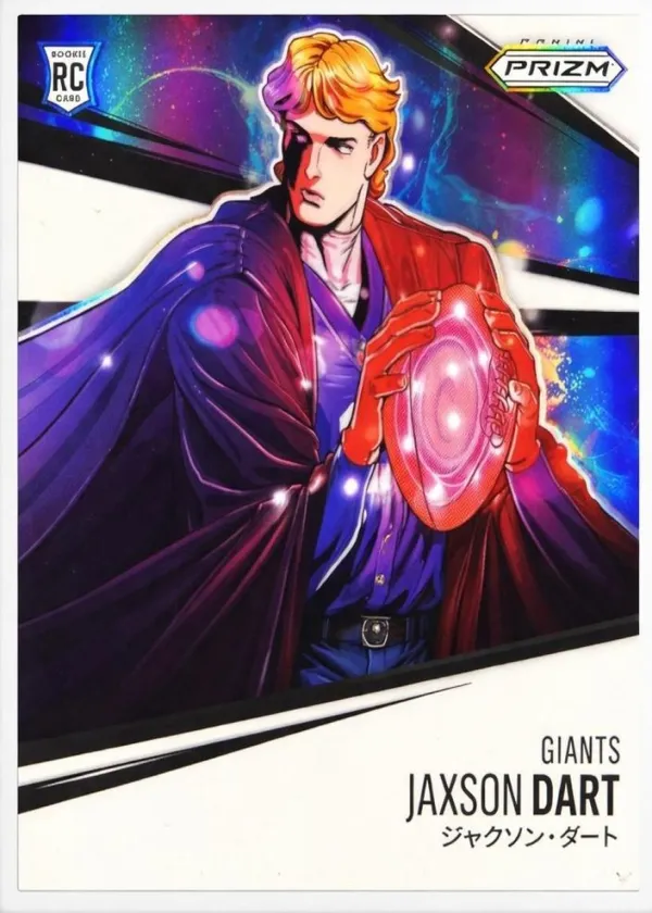 Jaxson Dart 2025 Panini Prizm Manga Horizontal Football #14