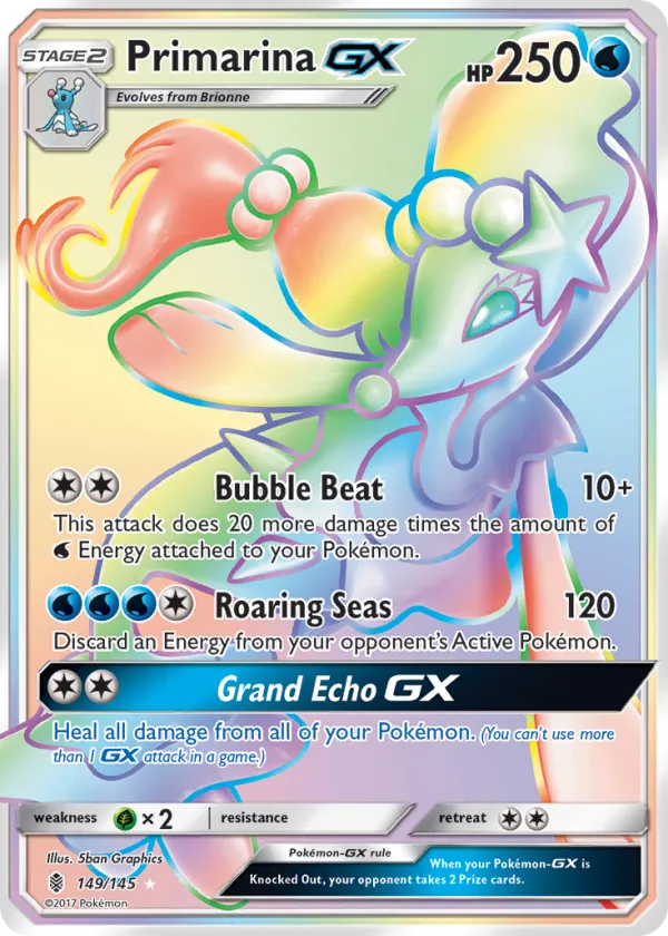 Primarina-GX Pokémon Guardians Rising #149 Holo