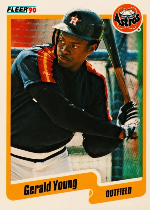 Gerald Young 1990 Fleer Baseball #241