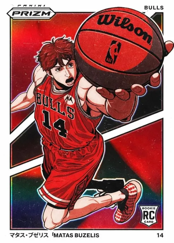 Matas Buzelis 2024 Panini Prizm Manga Basketball #1