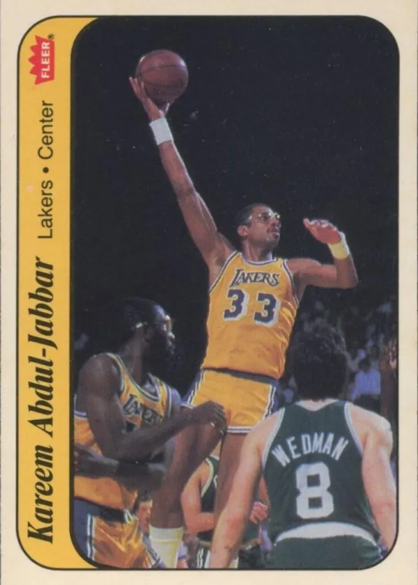 Kareem Abdul-Jabbar 1986 Fleer Basketball #1