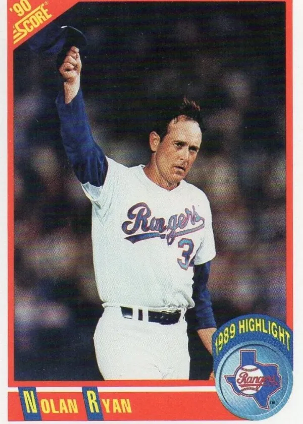 Nolan Ryan 1990 Score Highlight Baseball #696