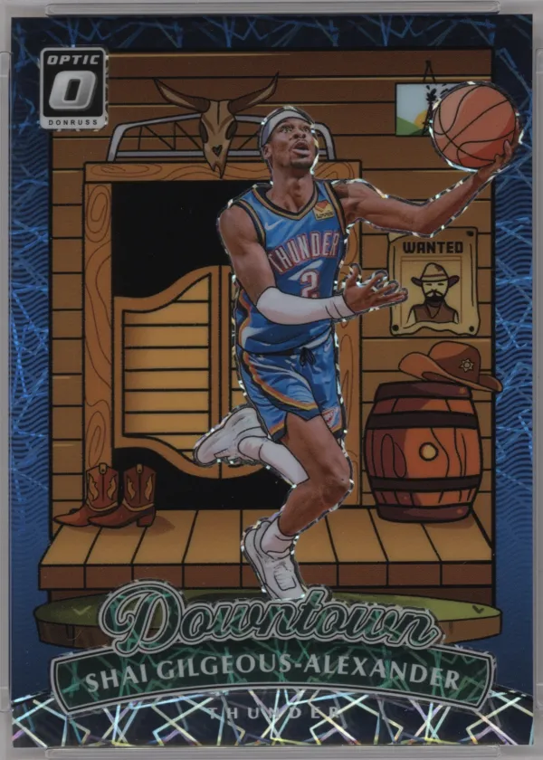 Shai Gilgeous-Alexander 2024 Donruss Optic Downtown Basketball #7