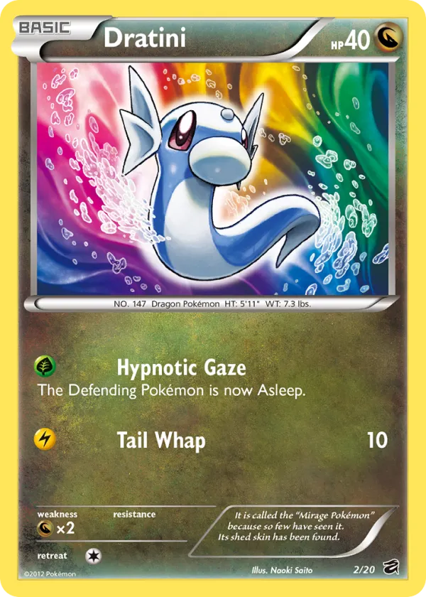 Dratini Pokémon Dragon Vault #2 Holo