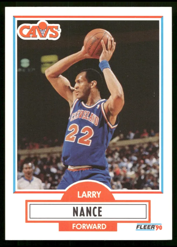 Larry Nance 1990 Fleer Basketball #35