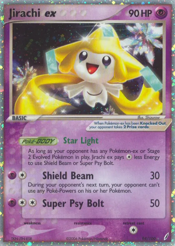 Jirachi ex Pokémon Crystal Guardians #94 Holo