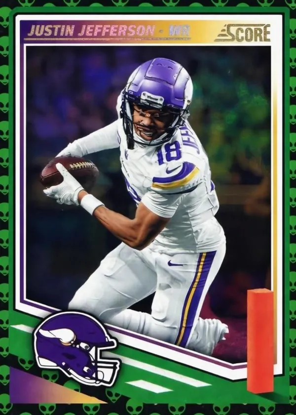 Justin Jefferson 2025 Panini Score Football Extraterrestrial #230