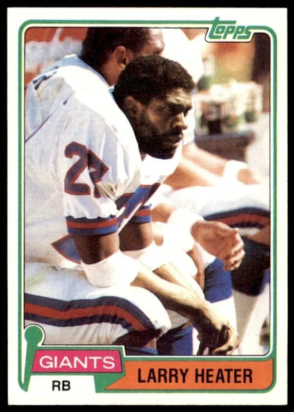 Larry Heater 1981 Topps Football #309
