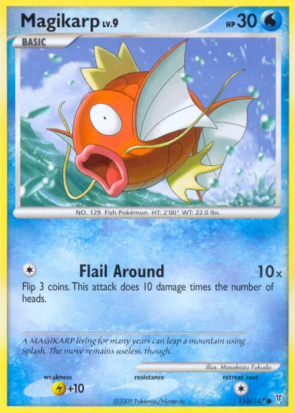 Magikarp Pokémon Supreme Victors #110 Reverse Holo
