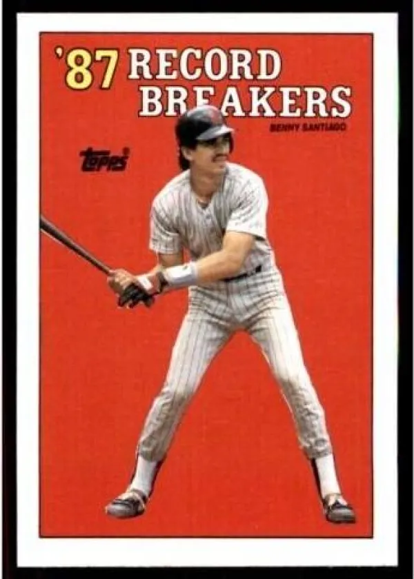 Benny Santiago 1988 Topps Record Breakers Baseball #7