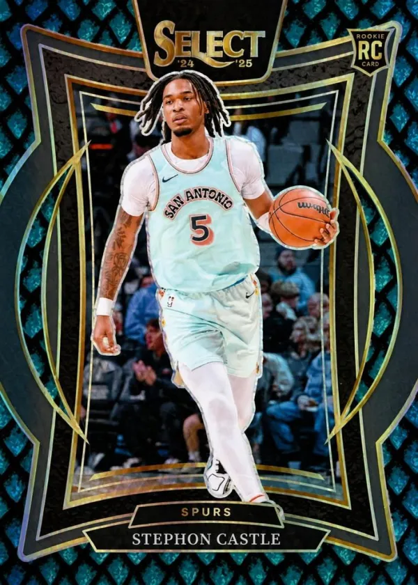 Stephon Castle 2024 Panini Select Concourse Basketball Dragon Scale #72
