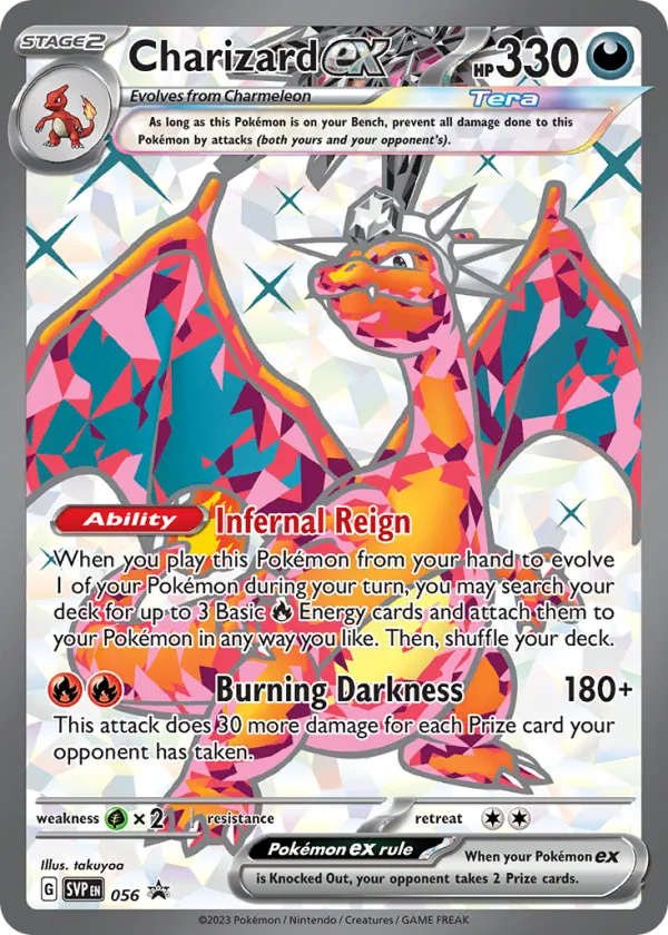 Charizard ex Pokémon Scarlet & Violet Black Star Promos #56 Holo