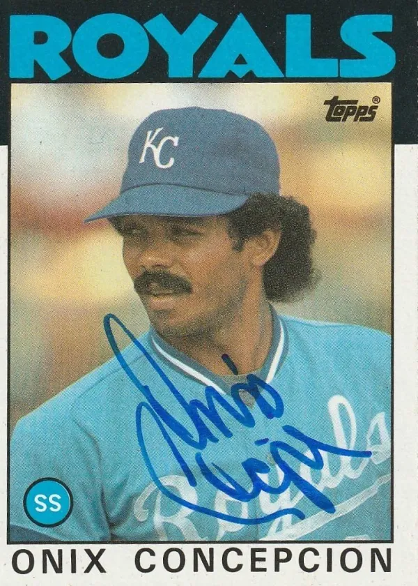 Onix Concepcion 1986 Topps Baseball #596