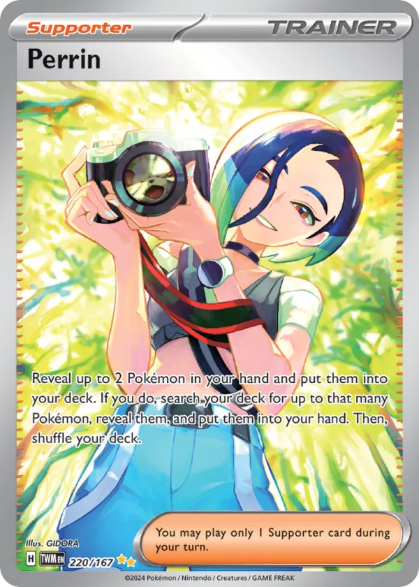 Perrin Pokémon Twilight Masquerade #220 Holo