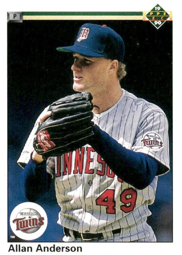 Allan Anderson 1990 Upper Deck Baseball #219