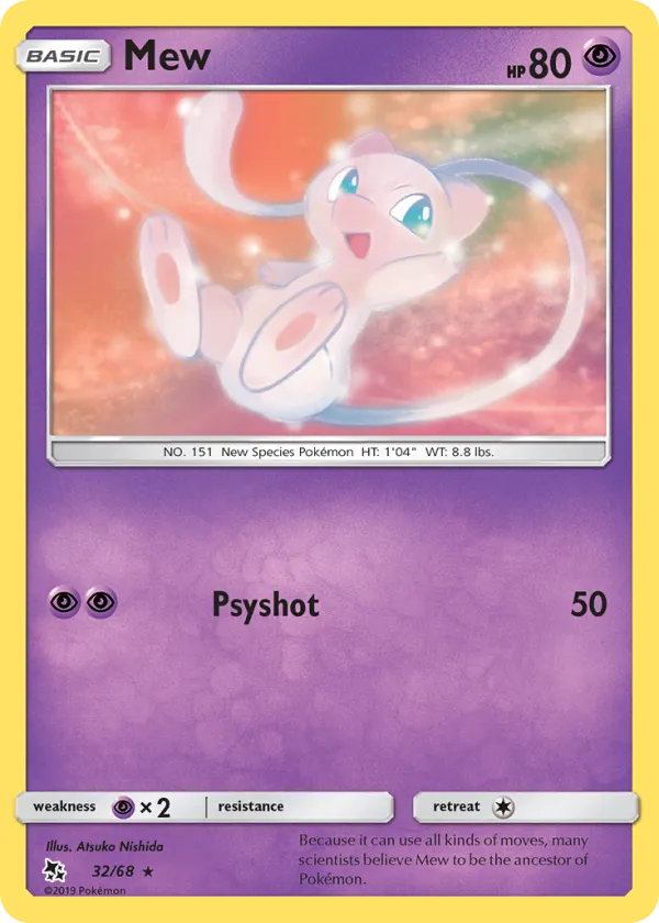 Mew Pokémon Hidden Fates #32