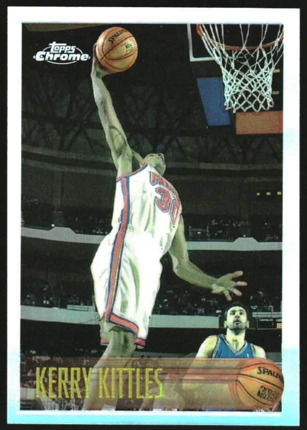 Kerry Kittles 1996 Topps Chrome Basketball Refractor #198
