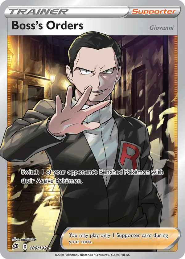 Boss's Orders Pokémon Rebel Clash #189 Holo