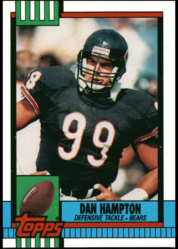 Dan Hampton 1990 Topps Football #377