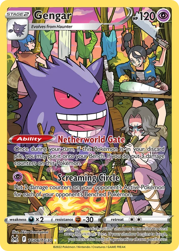 Gengar Pokémon Lost Origin Trainer Gallery #TG06 Holo