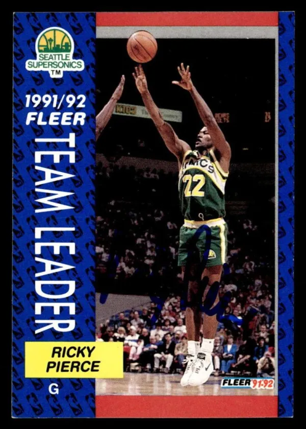 Ricky Pierce 1991 Fleer Basketball #396