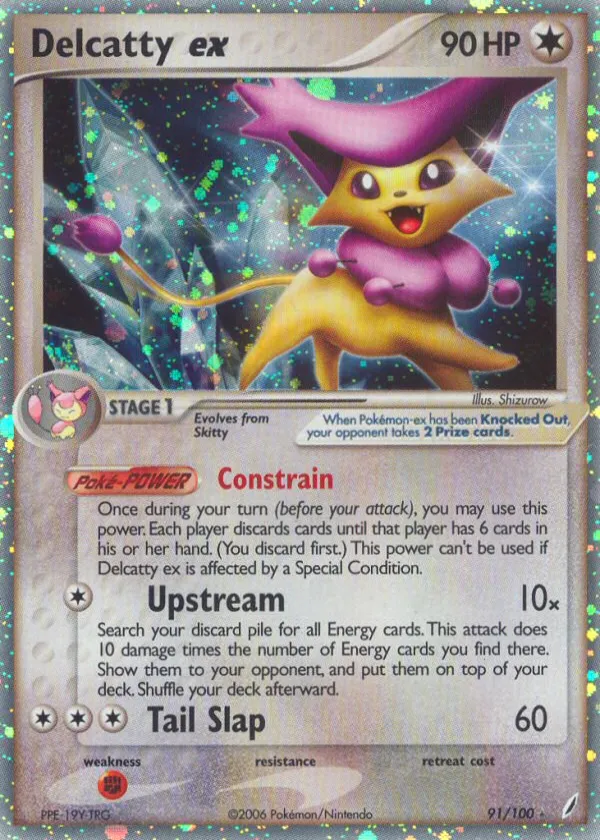 Delcatty ex Pokémon Crystal Guardians #91 Holo