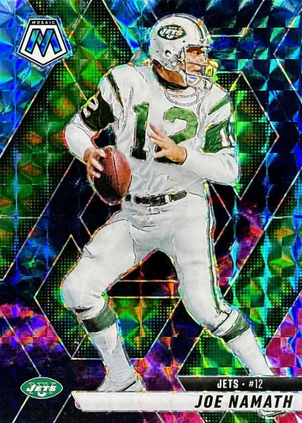 Joe Namath 2025 Panini Mosaic Football Choice Nebula #39