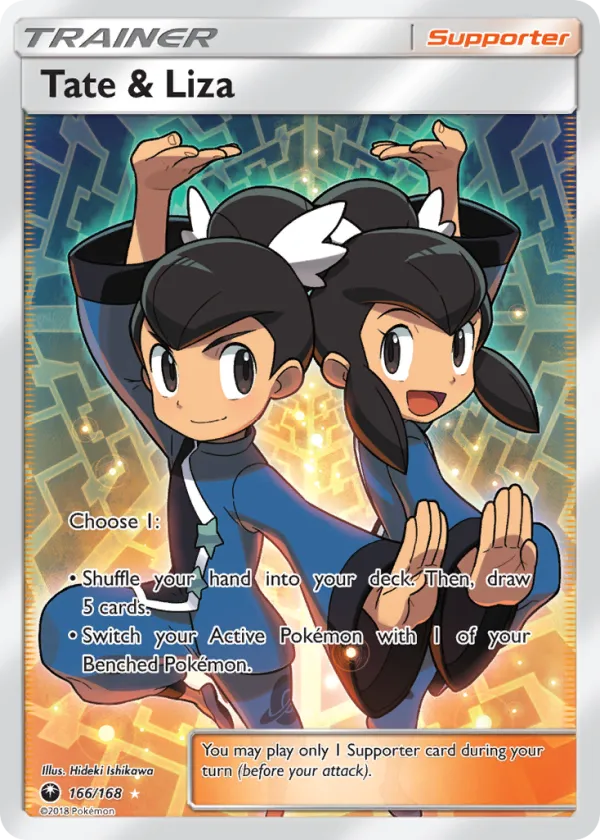 Tate & Liza Pokémon Celestial Storm #166 Holo