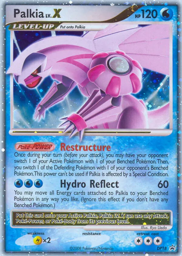 Palkia LV.X Pokémon DP Black Star Promos #DP18 Holo